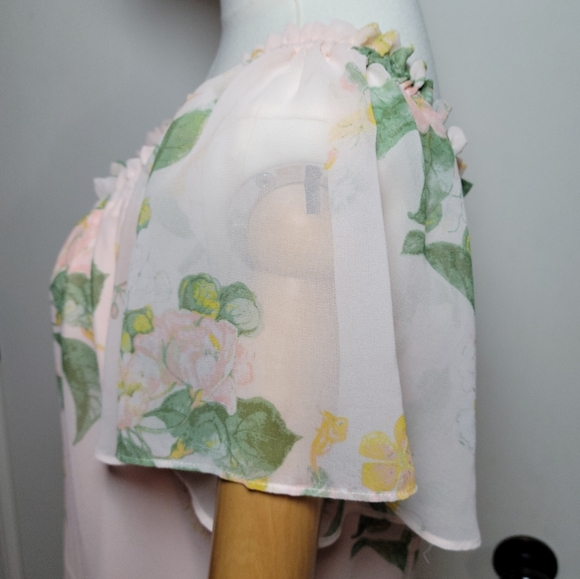 Rachel Parcell Pink Floral Maxi Dress Size XL – Romantic Boho Chic Evening Gown - Picture 6 of 12